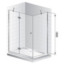 Фото душевой уголок cezares verona verona-w-ah-1-90/80-c-cr 90x80 стекло прозрачное/хром