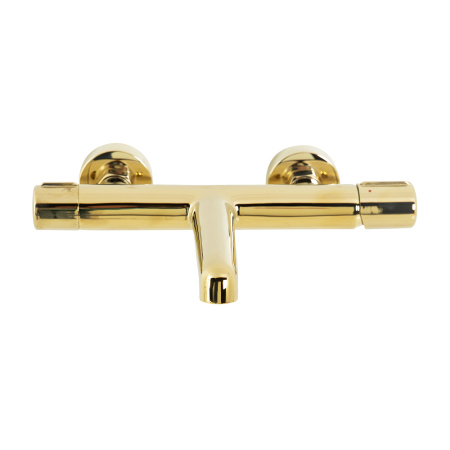 Фото смеситель для ванны и душа belbagno uno uno-vasm-oro, золото