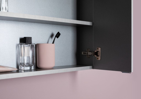 Фото зеркало-шкаф aquanet порто 70 белый