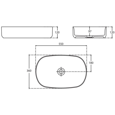 Фото раковина накладная allen brau fantasy 55 4.11022.mt, мятный