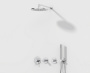 Фото душевая система vitra origin a49286exp 3х позиционный, хром
