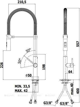 Фото смеситель для кухни paffoni chef ch179cr, хром