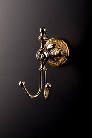 Фото крючок двойной boheme imperiale 10406, золото