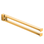 Фото полотенцедержатель двойной colombo lulu b6212.gold, золото