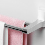 Фото полотенцедержатель wasserkraft leine к-5040white белый / хром