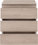 Фото комод aquanet сканди 70*40 см, дуб эдгрейн (3 ящика)