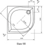 Фото душевой поддон ravak elipso a227701310 90 ex белый