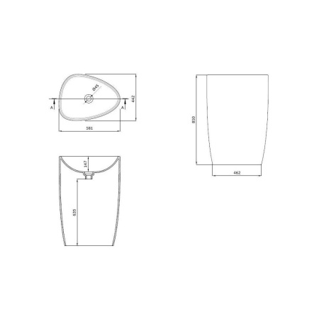 Фото раковина напольная allen brau infinity 4.21016.20, белый глянец Фото раковина напольная allen brau infinity 4.21016.20, белый глянец