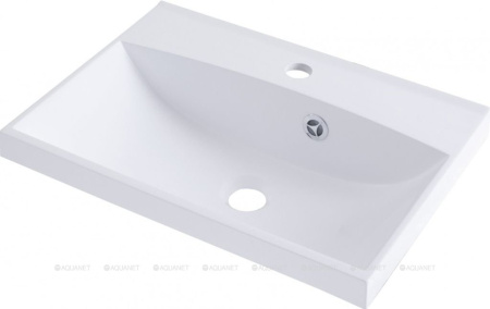 Фото раковина для тумбы aquanet нота 50 new, белая Фото раковина для тумбы aquanet нота 50 new, белая