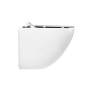Фото унитаз подвесной безободковый belbagno amanda bb051chr, белый