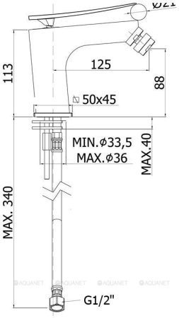 Фото смеситель для биде paffoni elys ely131cr, хром