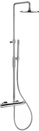 Фото душевая колонна paffoni birillo master king zcol646kliqcr термостат, хром