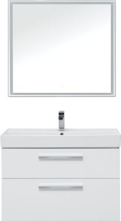 Фото комплект мебели aquanet nova 90 белый (2 ящика)