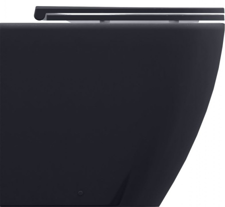 Фото унитаз приставной allen brau reality 4.32004.an безободковый, антрацит