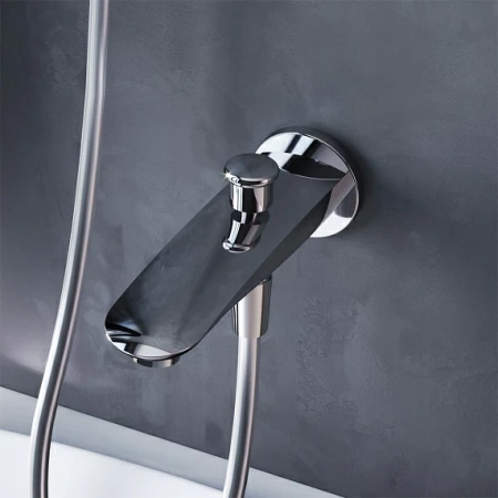 Фото излив для ванны am.pm like с дивертором, хром