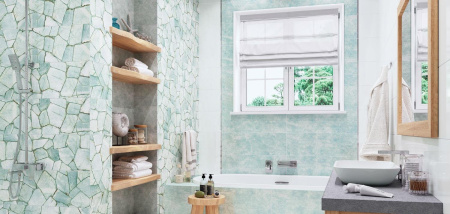 Delacora Amazonit, Настенная плитка, 25.3x75 см