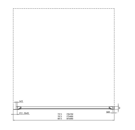 Фото неподвижная стенка ravak supernova pss-90 940701o2z1 90*195 см, профиль белый/стекло прозрачное