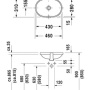 Фото раковина duravit foster 336430000 46x31 встраиваемая снизу