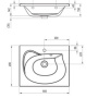 Фото раковина ravak rosa ii xj201160000 60