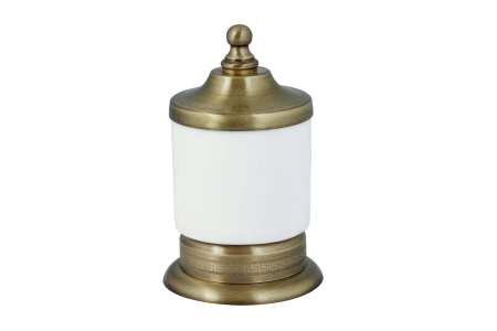 Фото стакан для ватных дисков boheme medici 10626, бронза