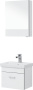 Фото комплект мебели aquanet верона 50 (moduo slim) белый