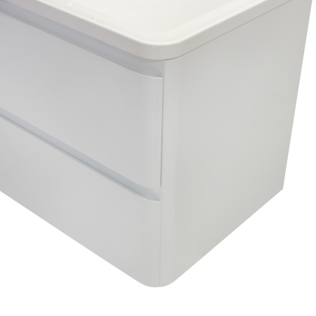 Фото тумба подвесная belbagno albano 100 bianco lucido 