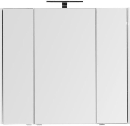 Фото зеркало-шкаф aquanet августа 100 белый