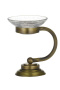 Фото мыльница настольная boheme murano bronze 10910-br, бронза