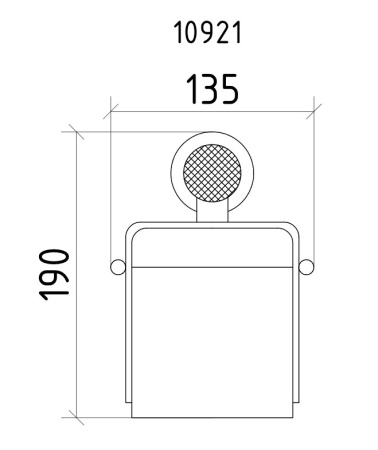 Фото держатель для туалетной boheme royale cristal 10921-cr, хром