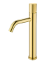 Фото смеситель для раковины высокий boheme stick 122-gg.2, золото