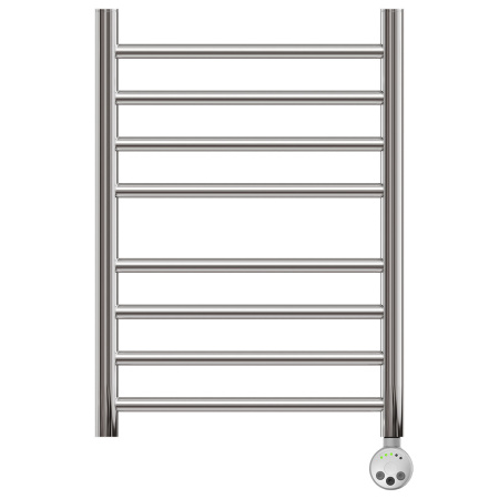 Фото полотенцесушитель электрический point аврора pn10156se п8 500x600 левый/правый, хром