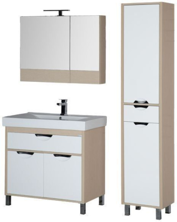 Фото комплект мебели aquanet гретта 90 светлый дуб (камерино)