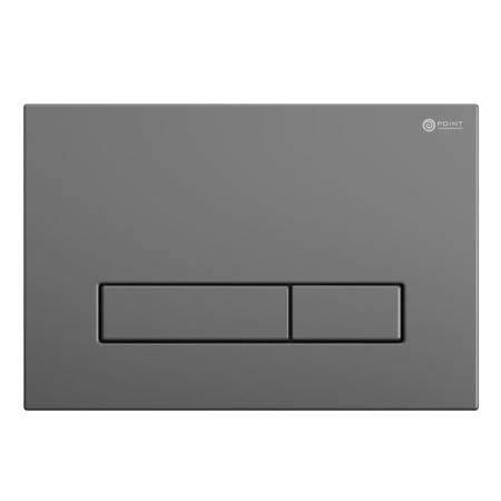 Фото клавиша смыва для инсталляции point меркурий, цвет графит, pn44831gm