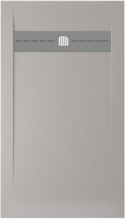 Фото поддон литьевой камень allen brau infinity 8.21004-pgm 140*80 см, платина