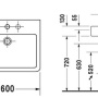 Фото раковина duravit vero 0454600000 60x47