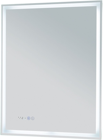 Зеркало с подсветкой Aquanet Оптима 60 белый матовый