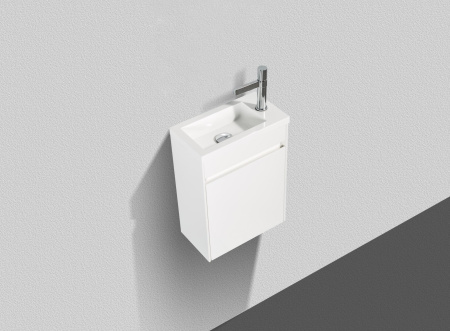 Фото тумба подвесная belbagno pietra mini 46-r bianco lucido