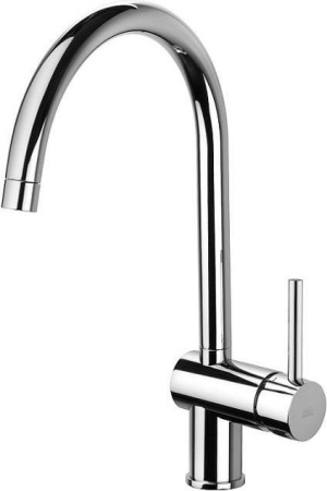 Фото смеситель для кухни paffoni light lig280cr, хром