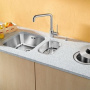 Фото кухонные мойки blanco supra 400 u 518201 43х43