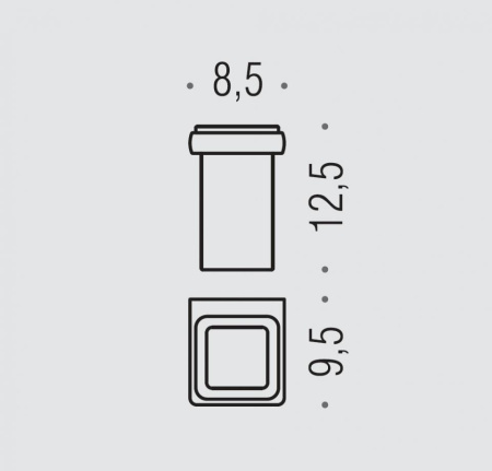 Фото стакан настенный colombo lulu b6202.gold, золото