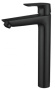 Фото смеситель для раковины aquanet static black af330-11b высокий, черный матовый