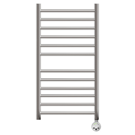 Фото полотенцесушитель электрический point аврора pn10158se п12 500x800 левый/правый, хром