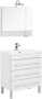 Фото комплект мебели aquanet верона new 75 белый (напольный 3 ящика)