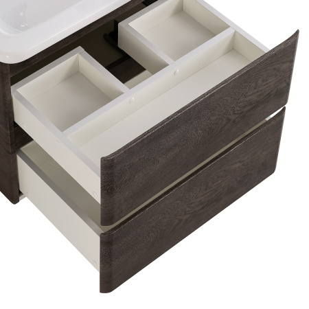 Фото тумба подвесная  belbagno albano-cer 60 rovere nature grigio 