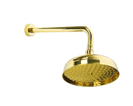Фото верхний душ с кронштейном boheme imperiale 411, золото