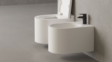 Фото биде salini s-stone gemelli 250121mrf, матовое покраска по ral полностью