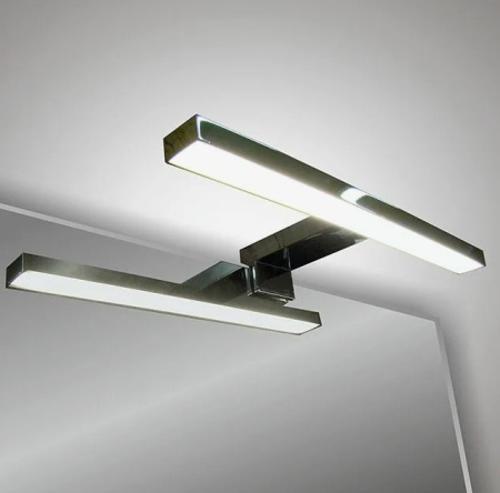 Фото светильник на зеркальный шкаф opadiris fagus, хром