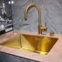 Фото мойка кухонная omoikiri taki 54-u/if-lg золото