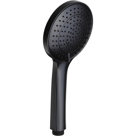 Фото ручной душ paffoni ginevra zdoc125no, черный матовый