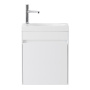 Фото тумба подвесная belbagno pietra mini 46-r bianco lucido